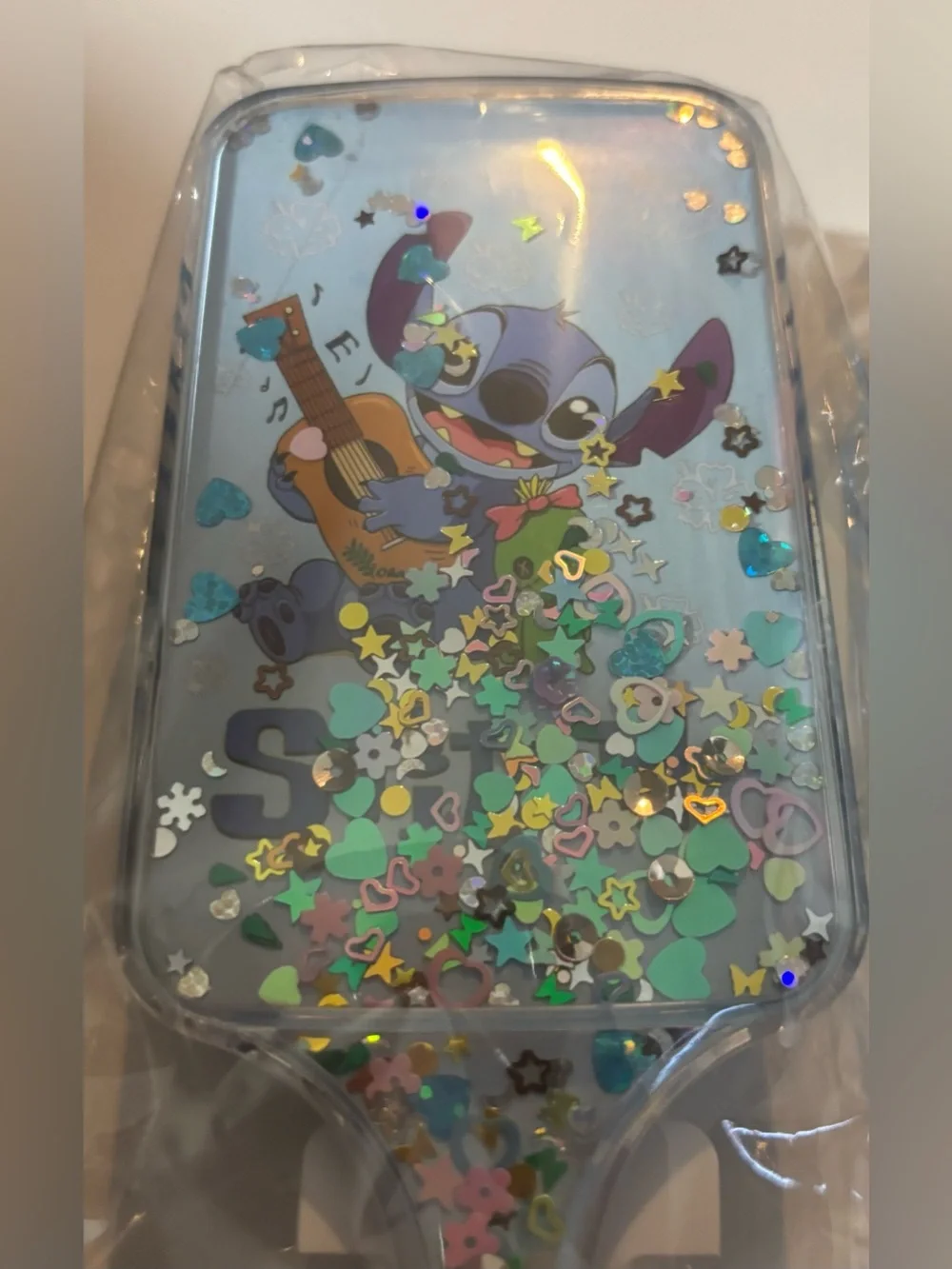 Stitch Kids Blue Paddle Hair Brush